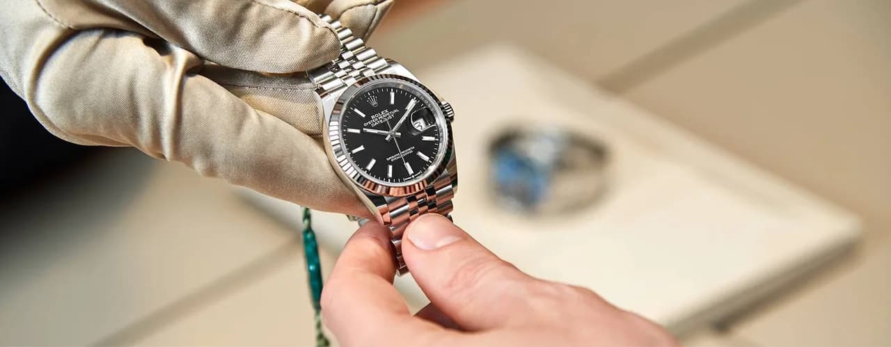A Rolex Datejust handed over in the Sandton salon